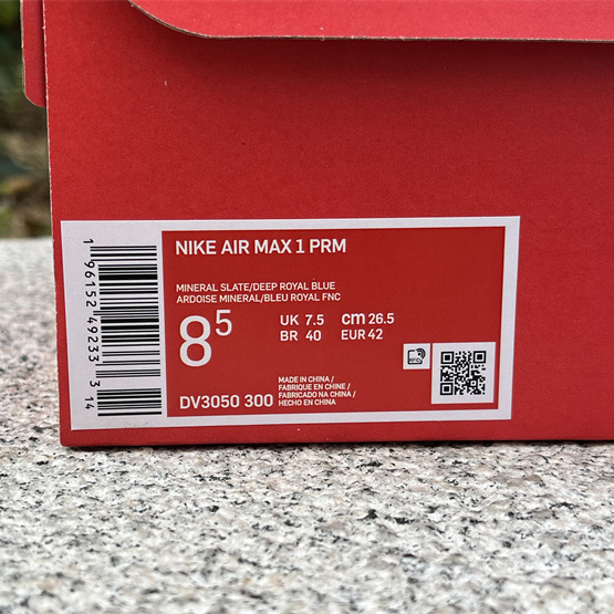 Nike Air Max 1 Premium “Mineral Slate” Sneaker   DV3050-300  - PerfectKickZ