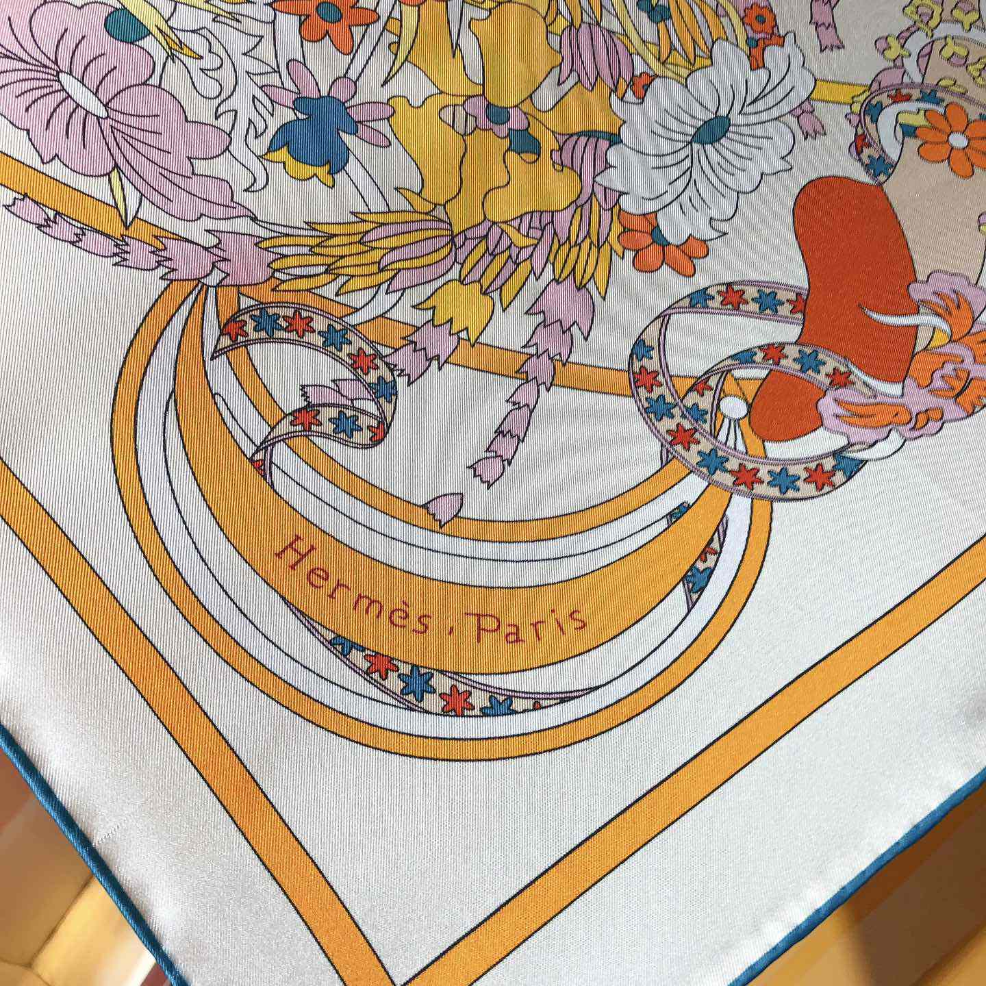 Hermes La Danse Du Printemps Scarf   90cm - PerfectKickZ