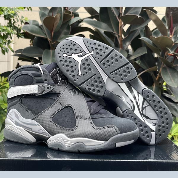 Air Jordan 8 Winterized “Gunsmoke” Sneakers      FD1334-001  - PerfectKickZ