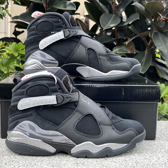 Air Jordan 8 Winterized “Gunsmoke” Sneakers      FD1334-001  - PerfectKickZ