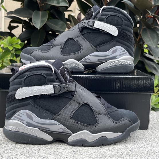Air Jordan 8 Winterized “Gunsmoke” Sneakers      FD1334-001  - PerfectKickZ