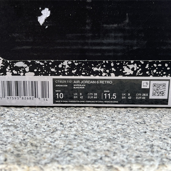 Air Jordan 6 “Reverse Oreo” Sneaker         CT8529-112 - PerfectKickZ