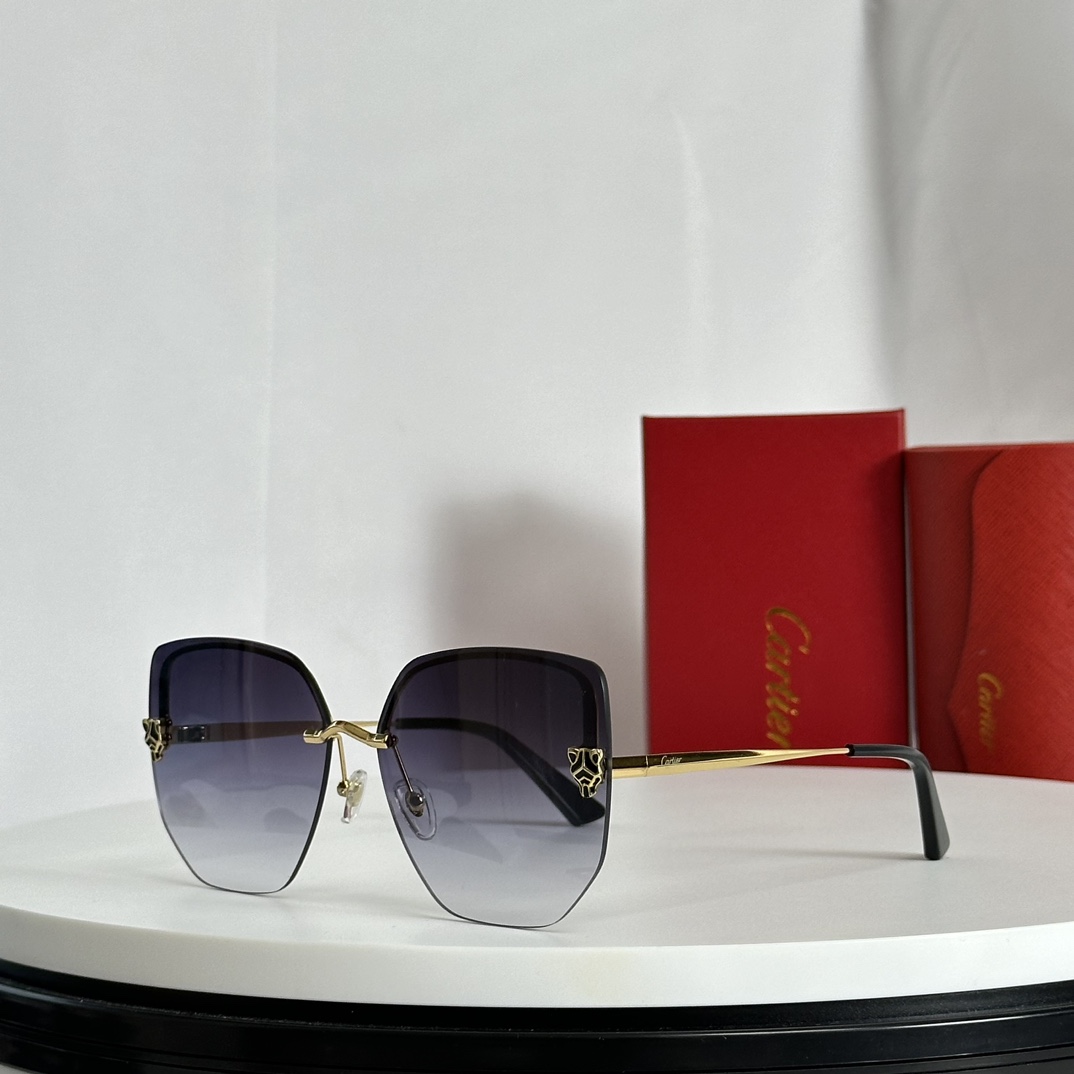 Cartier Panthère Logo Butterfly-frame Sunglasses     CT0432S - PerfectKickZ