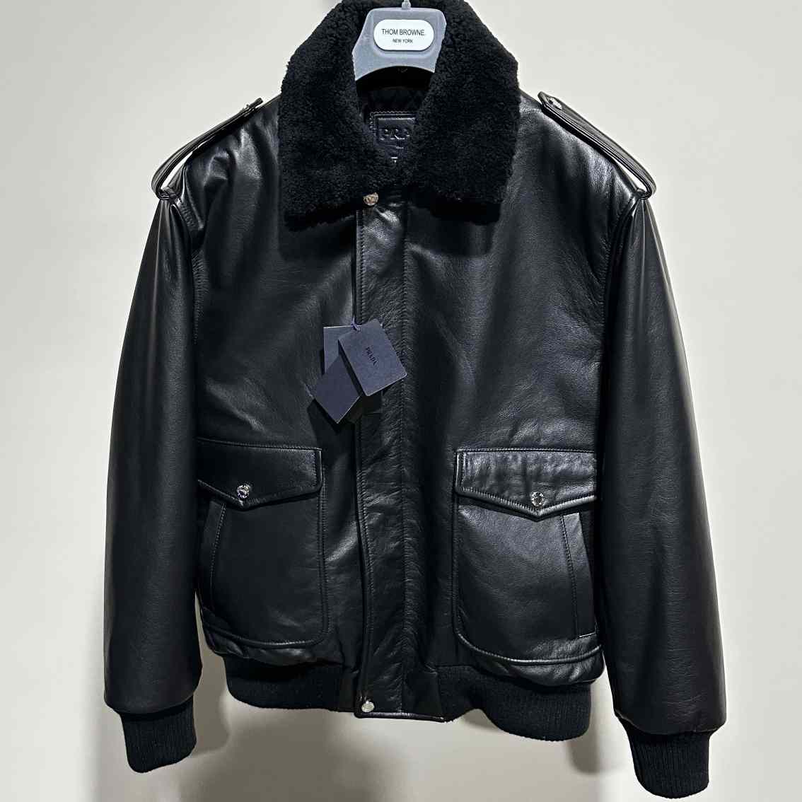 Prada Leather Jacket - PerfectKickZ