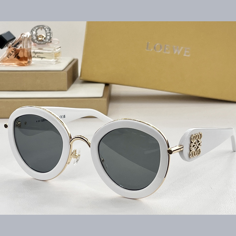 Loewe Metal Daisy Sunglasses In Acetate In Metal - PerfectKickZ