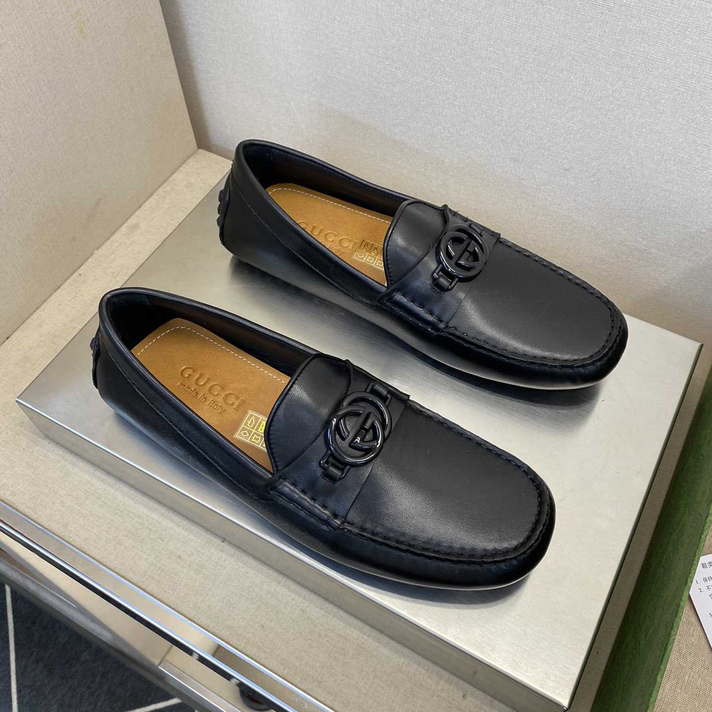 Gucci Ayrton GG Logo Driving Shoe - PerfectKickZ