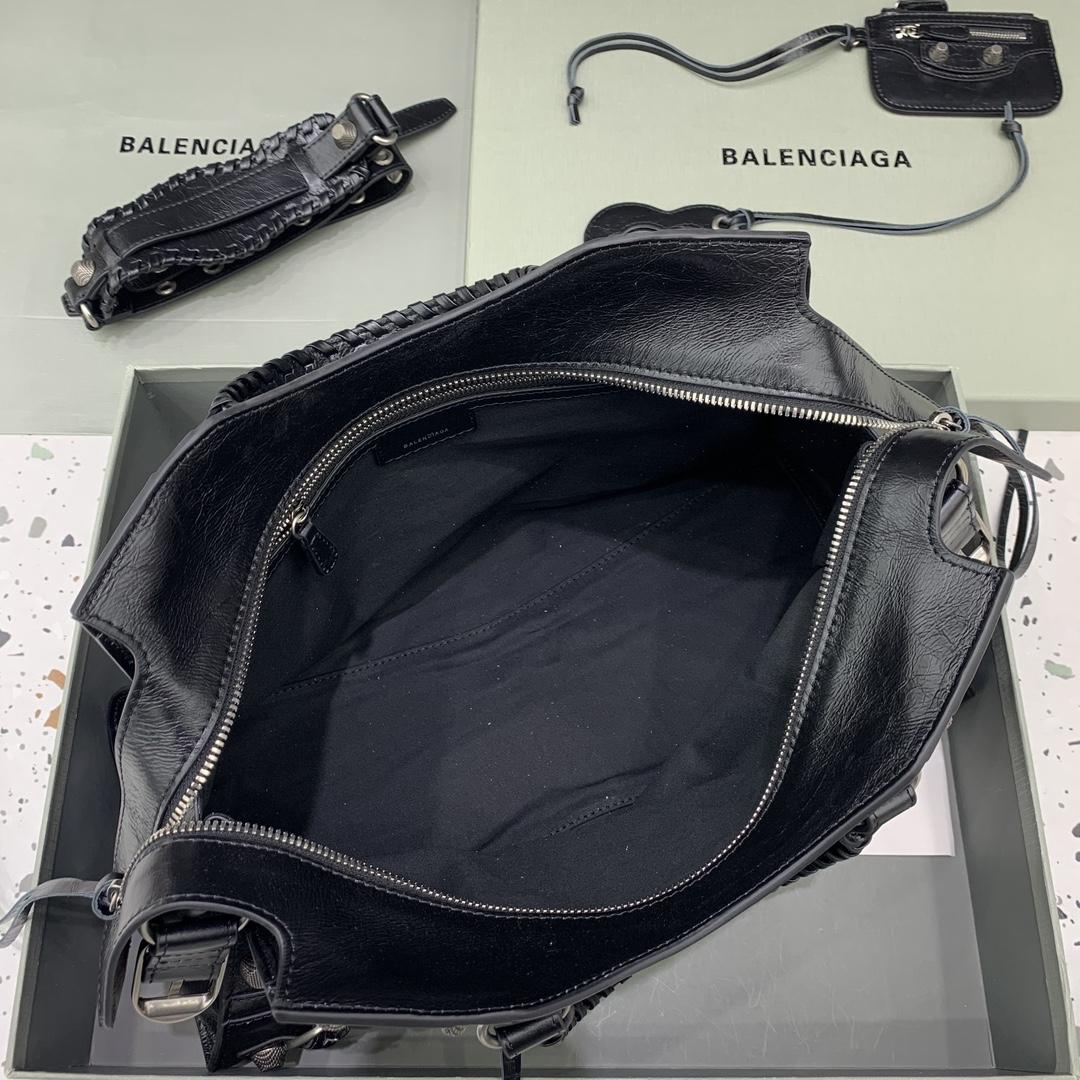 Balenciaga Neo Cagole City Handbag In Black  - PerfectKickZ