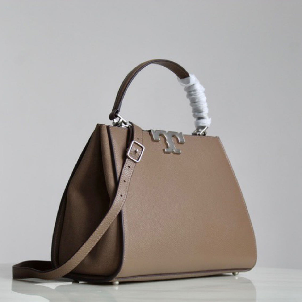 ToryBurch Eleanor Pebbled Satchel   32-2.8-21cm - PerfectKickZ