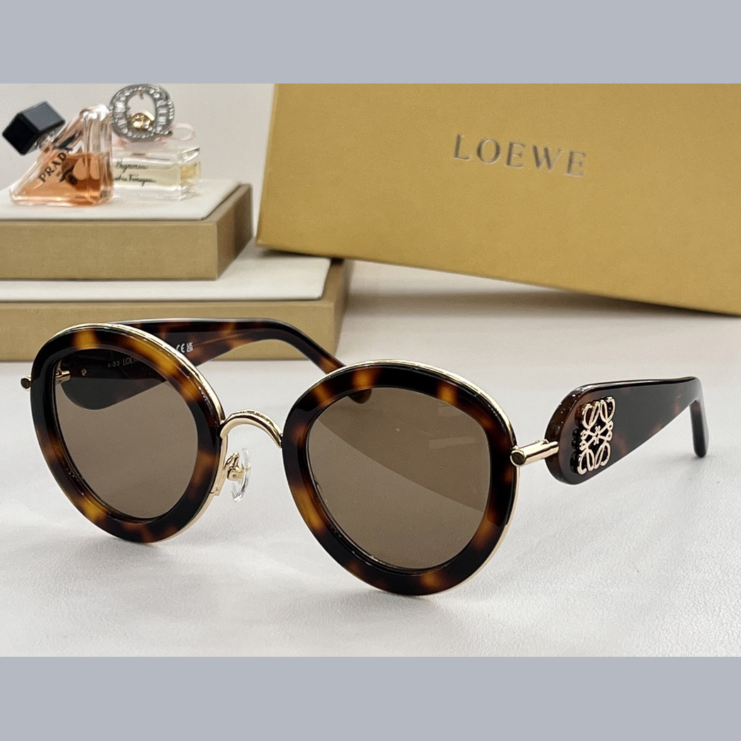 Loewe Metal Daisy Sunglasses In Acetate In Metal - PerfectKickZ