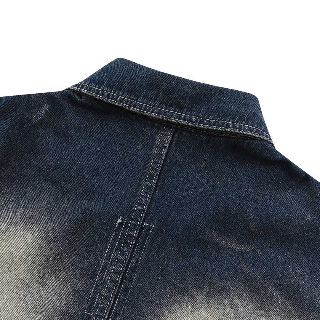 Rick Owens Drkshdw Faded Denim Jacket - PerfectKickZ
