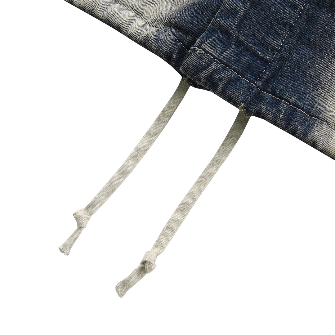 Rick Owens Drkshdw Faded Denim Jacket - PerfectKickZ