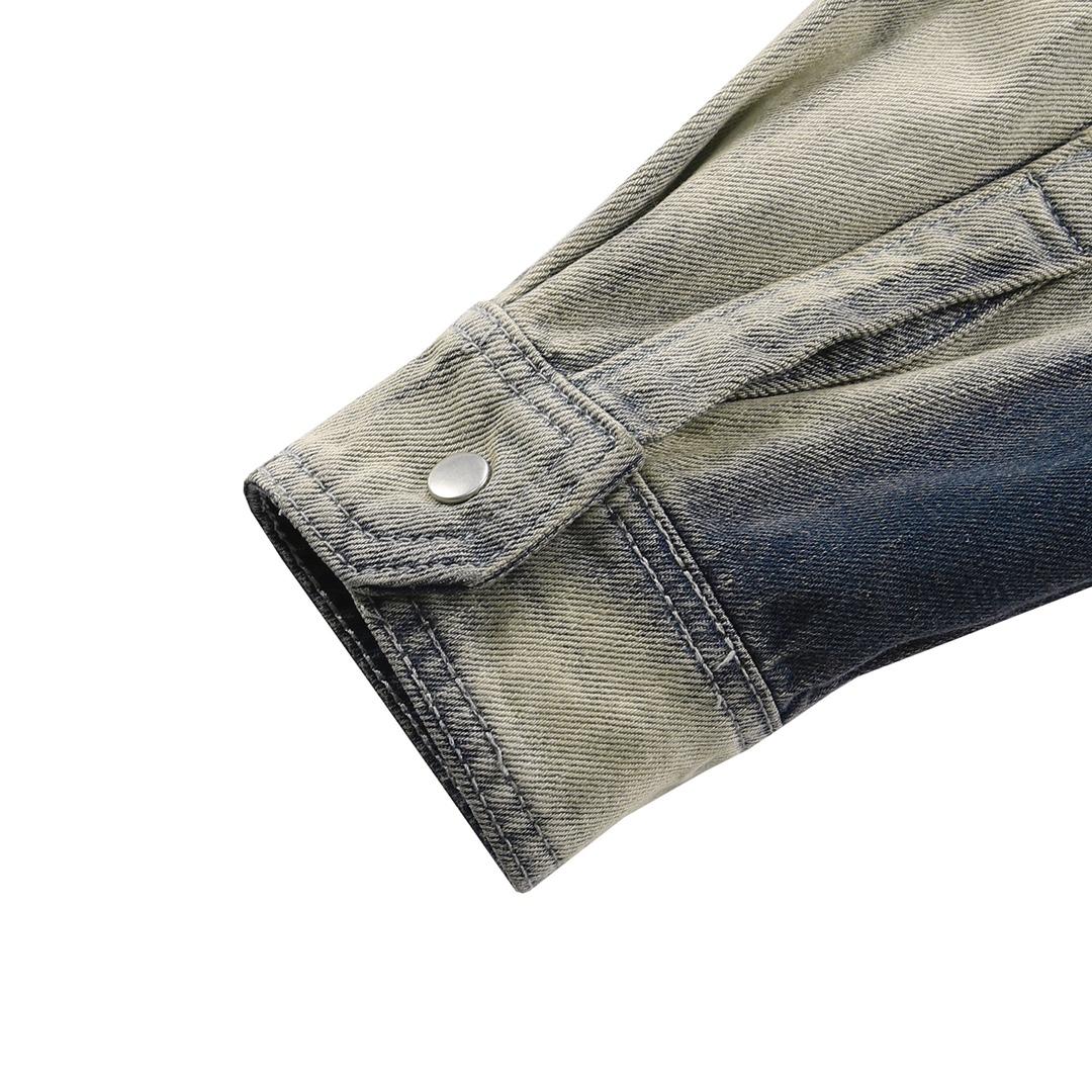 Rick Owens Drkshdw Faded Denim Jacket - PerfectKickZ