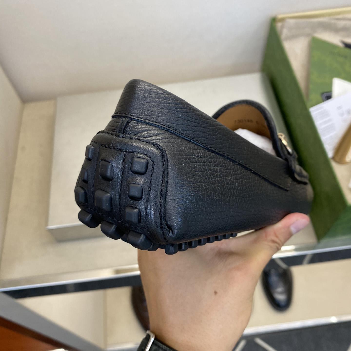 Gucci Leather Driver With Horsebit - PerfectKickZ