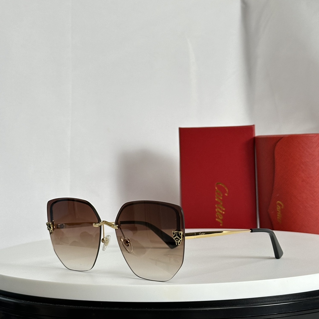 Cartier Panthère Logo Butterfly-frame Sunglasses     CT0432S - PerfectKickZ
