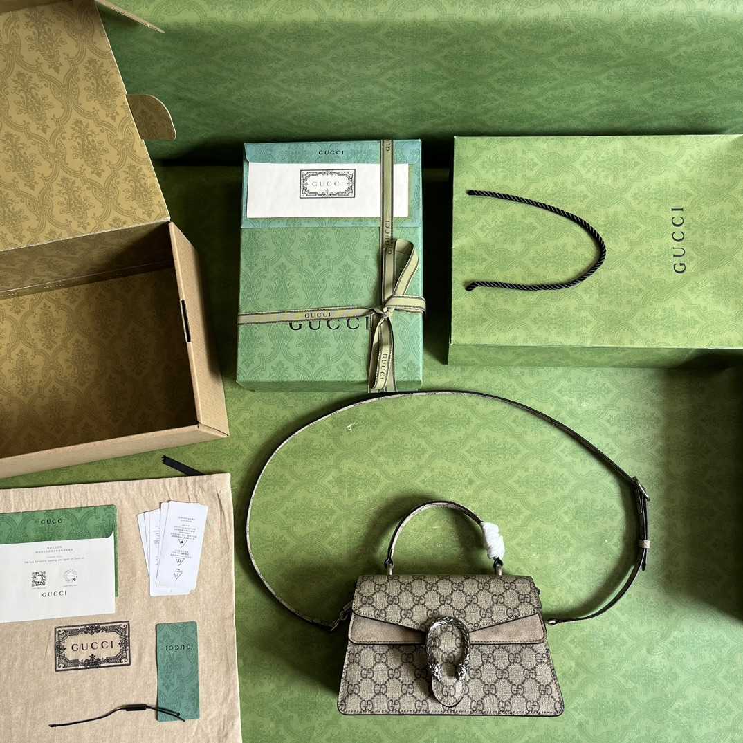 Gucci Small Dionysus Top Handle Bag - PerfectKickZ