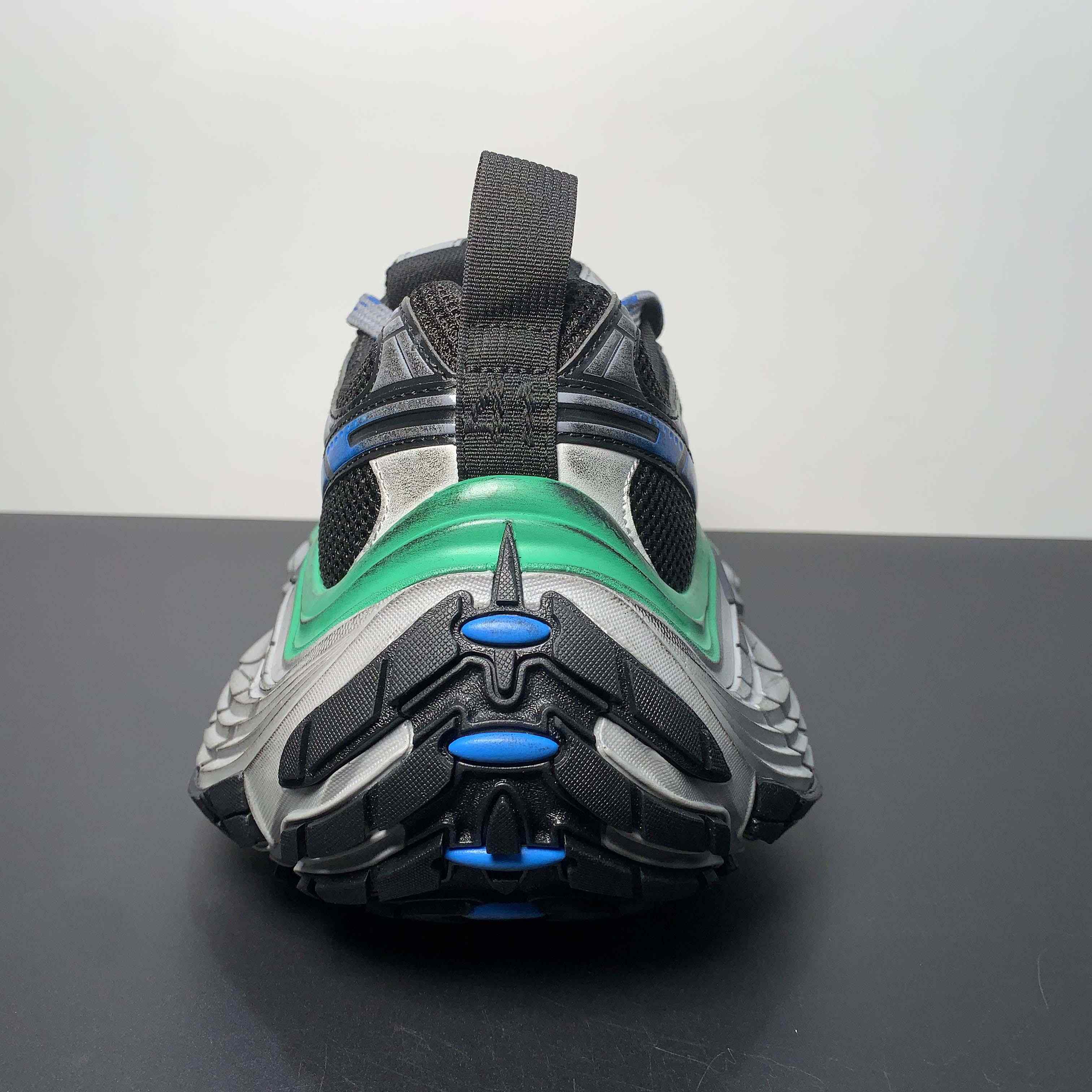 Balenciaga 10XL Sneaker in Black/Grey/Blue/Green - PerfectKickZ