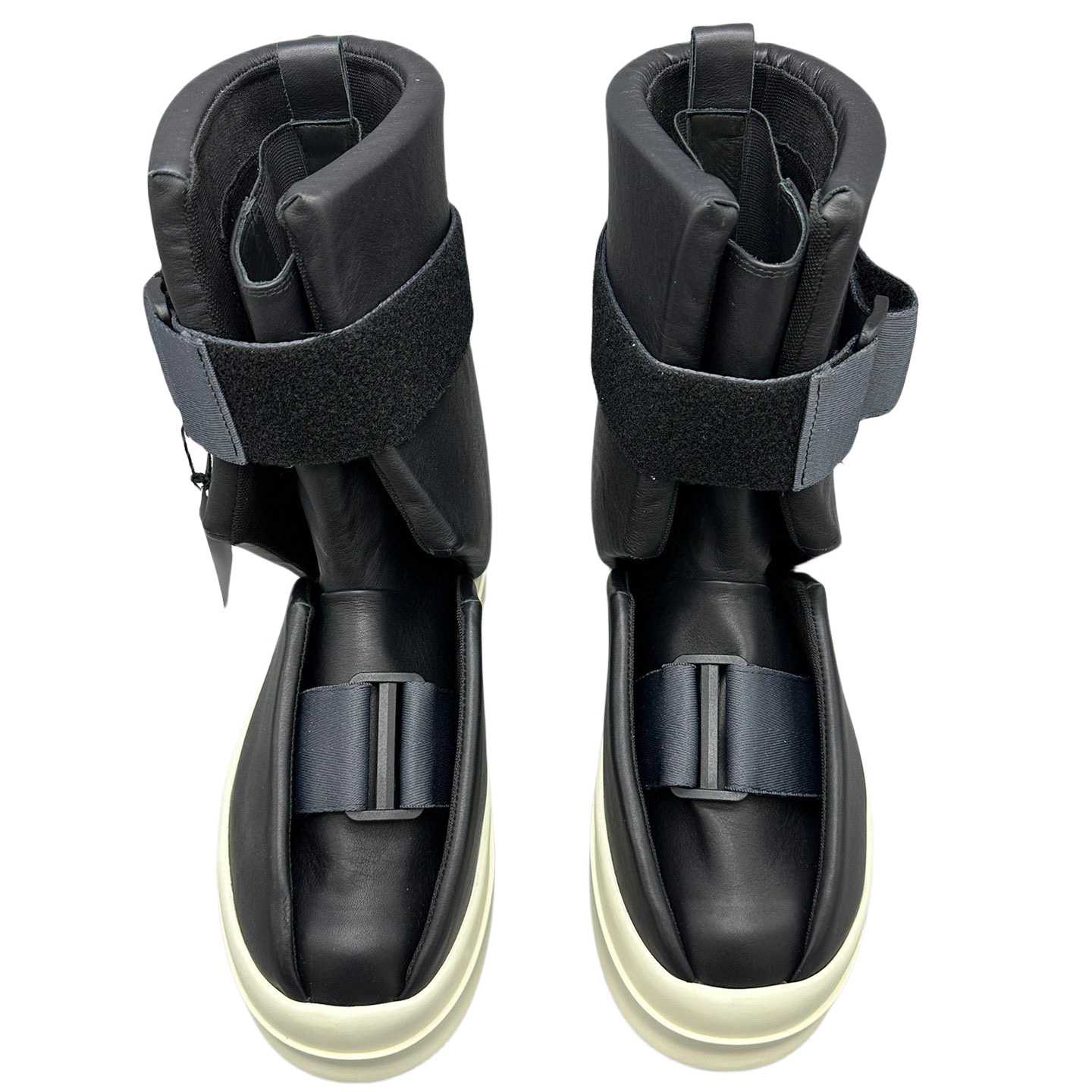 Rick Owens Splint Leather High-top Sneakers - PerfectKickZ