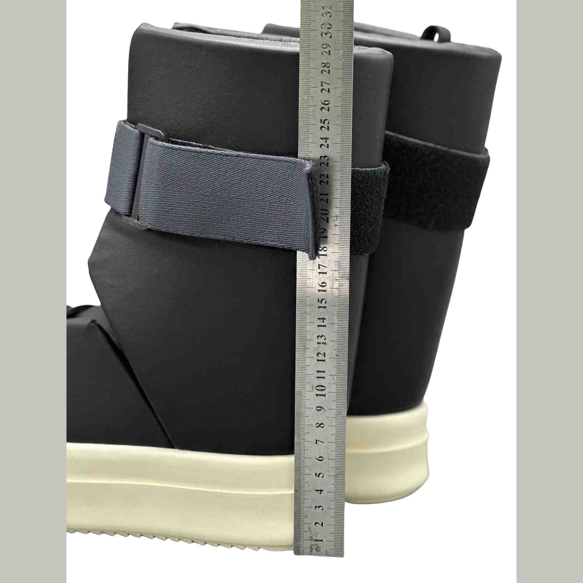 Rick Owens Splint Leather High-top Sneakers - PerfectKickZ