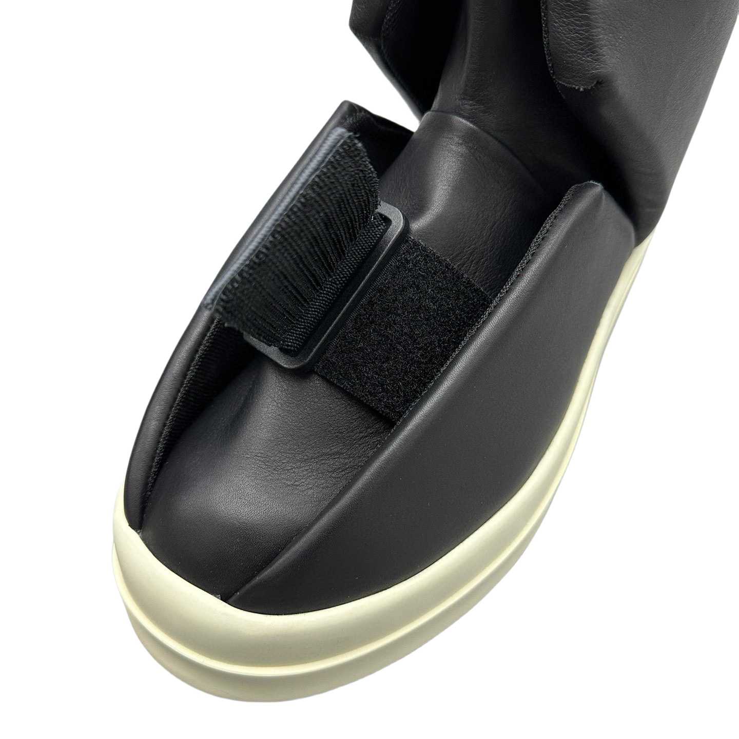 Rick Owens Splint Leather High-top Sneakers - PerfectKickZ