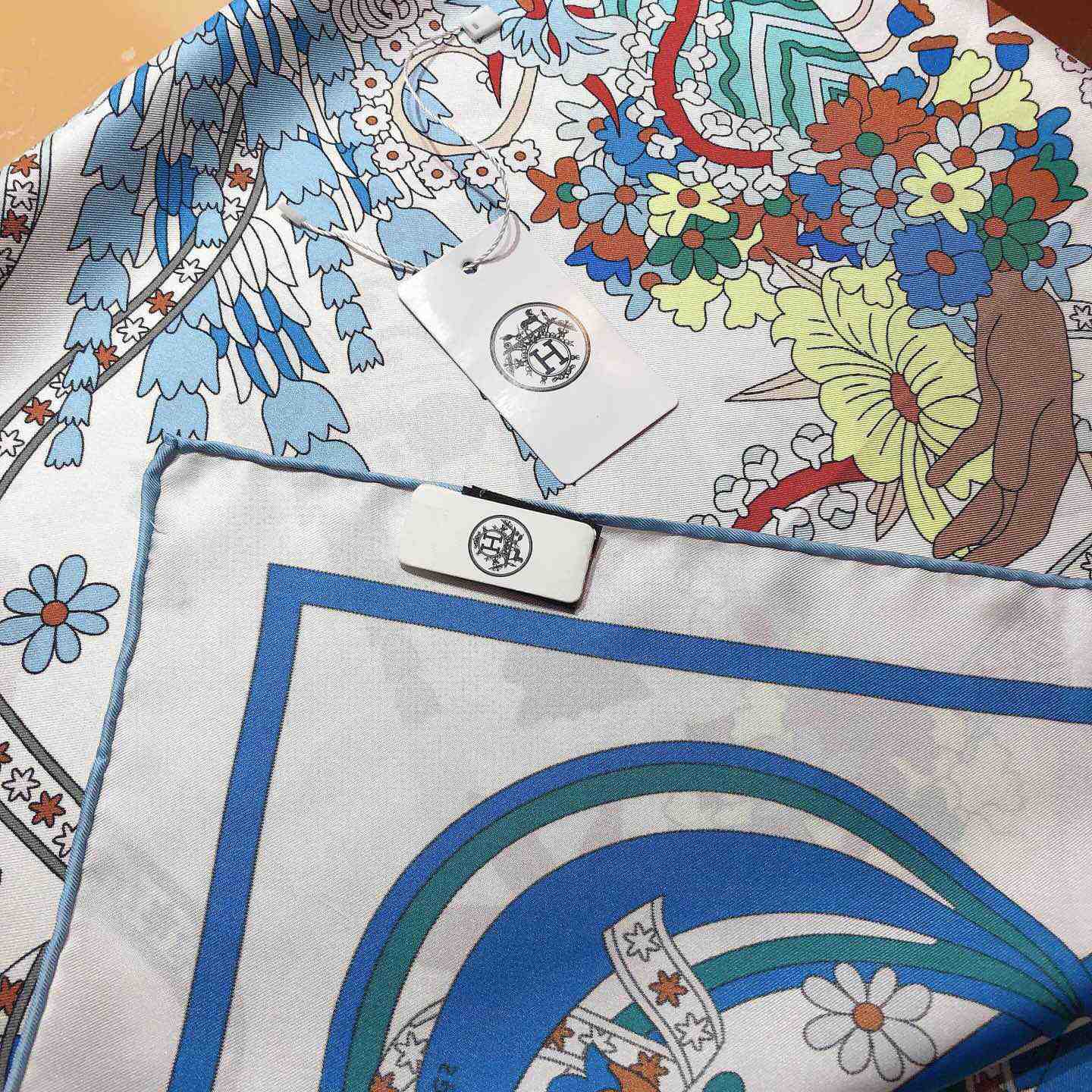 Hermes La Danse Du Printemps Scarf   90cm - PerfectKickZ