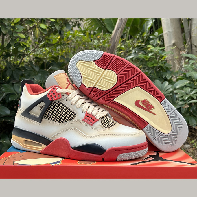 Air Jordan 4 Sneakers     AQ9129-105  - PerfectKickZ