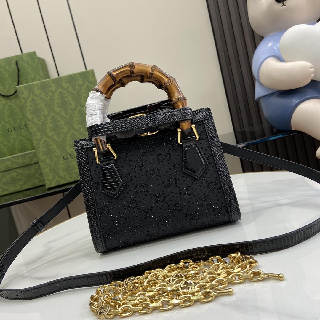 Gucci Diana Mini Tote Bag - PerfectKickZ