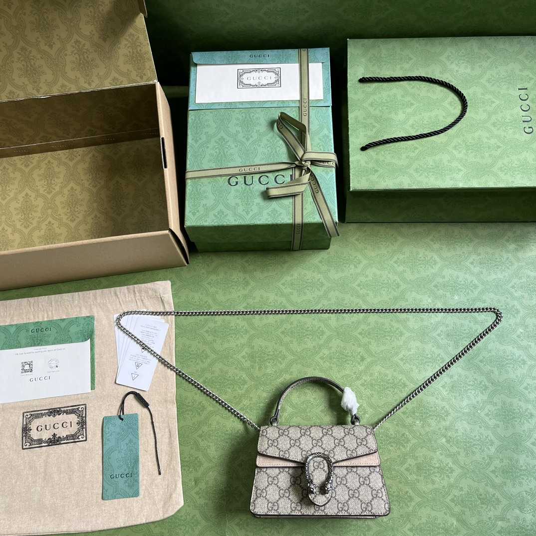 Gucci Dionysus Mini Top Handle Bag (18x 12x 6cm)  - PerfectKickZ