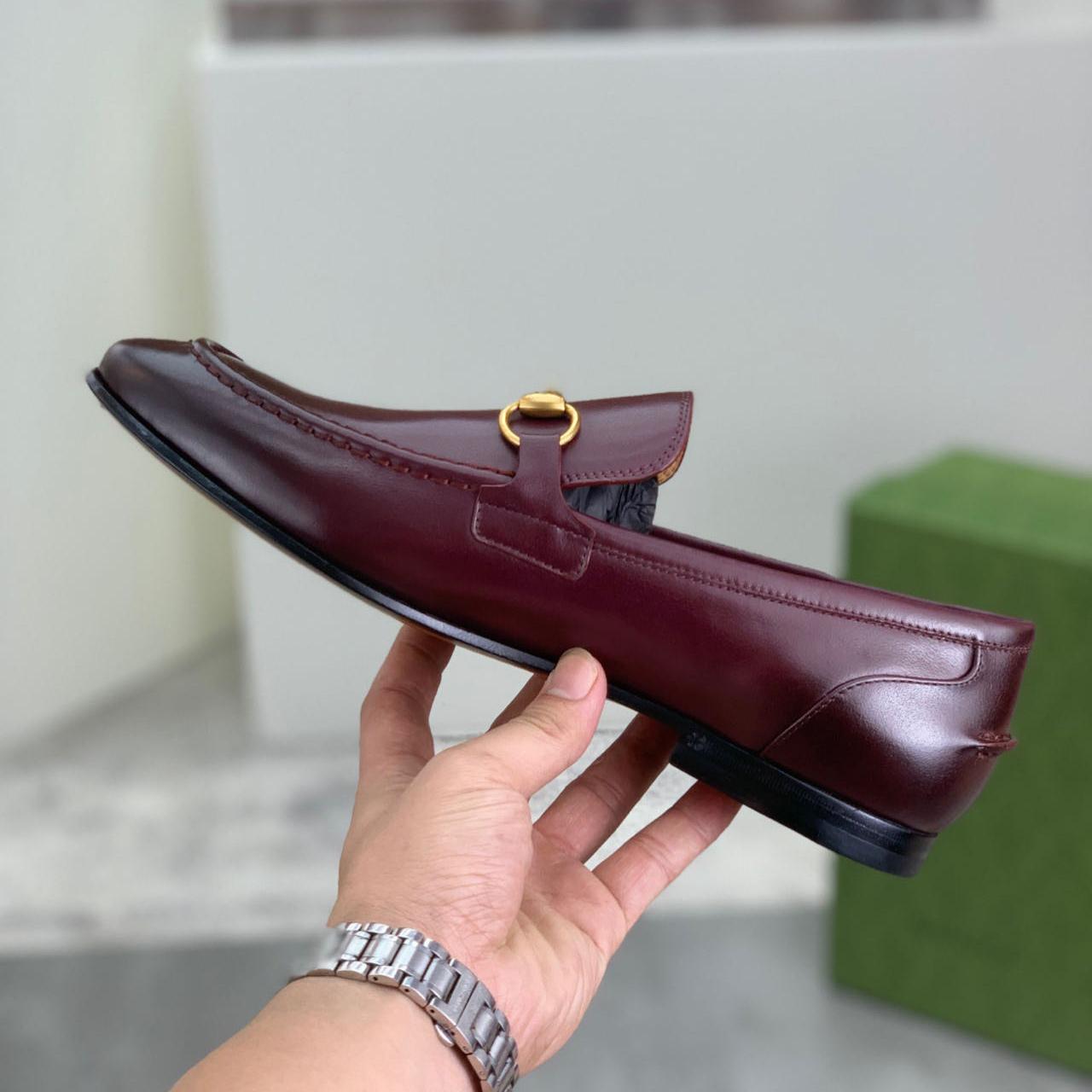 Gucci Jordaan Leather Loafer - PerfectKickZ