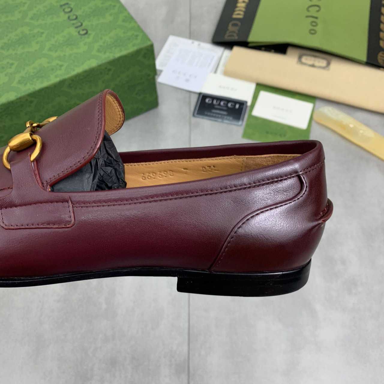 Gucci Jordaan Leather Loafer - PerfectKickZ