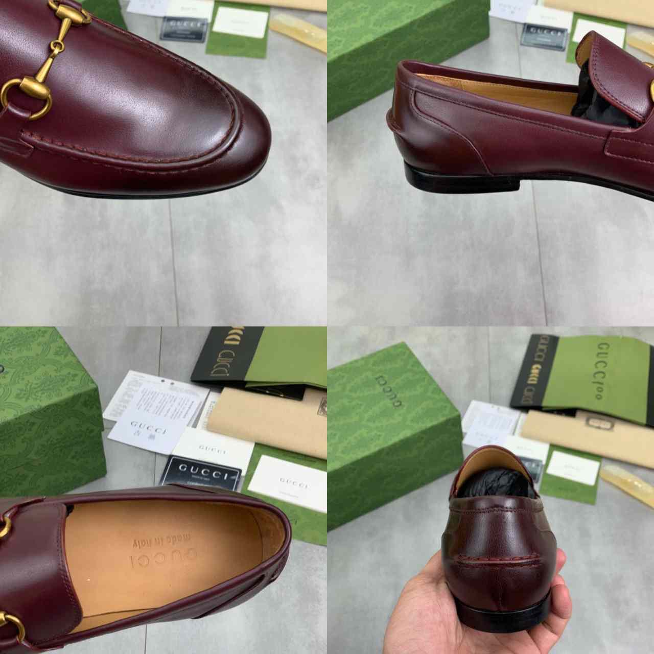 Gucci Jordaan Leather Loafer - PerfectKickZ