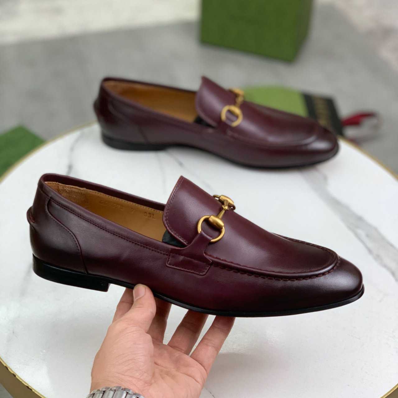 Gucci Jordaan Leather Loafer - PerfectKickZ