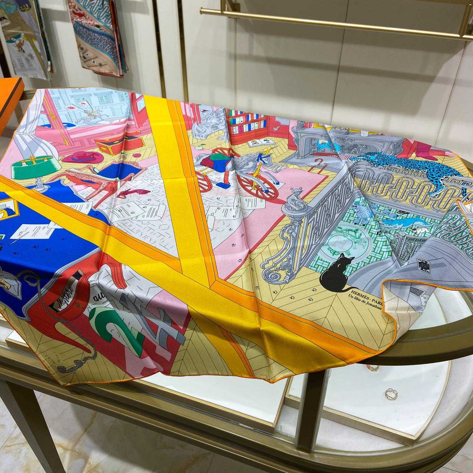 Hermes Mystere Au 24 Scarf 90 - PerfectKickZ