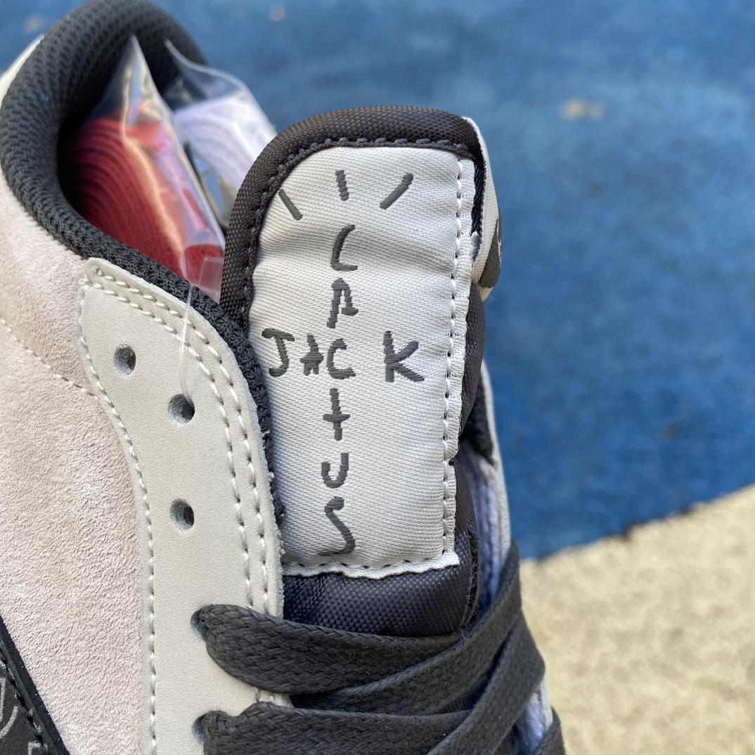 Tracis Scott x Air Jordan 1 Low Golf Sneaker   DZ4137-708 - PerfectKickZ