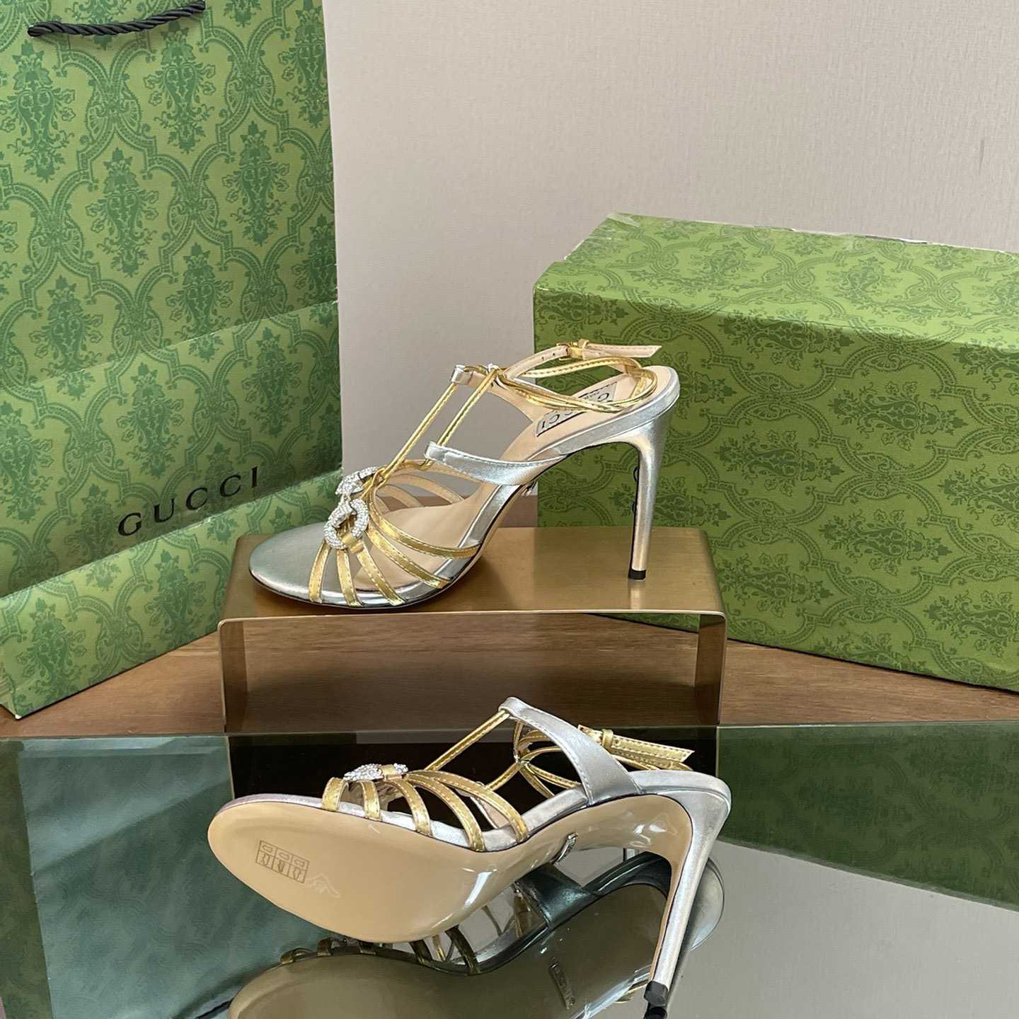Gucci Women's Horsebit Sandal - PerfectKickZ