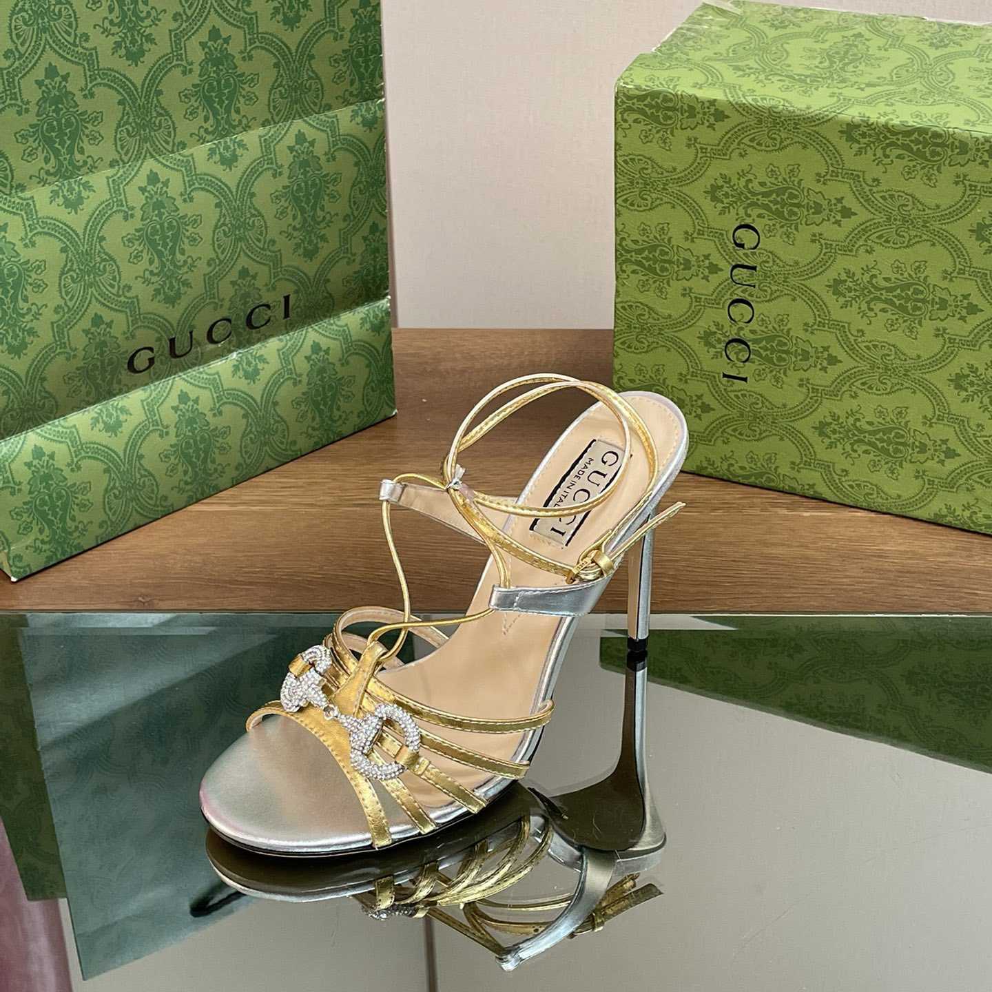 Gucci Women's Horsebit Sandal - PerfectKickZ