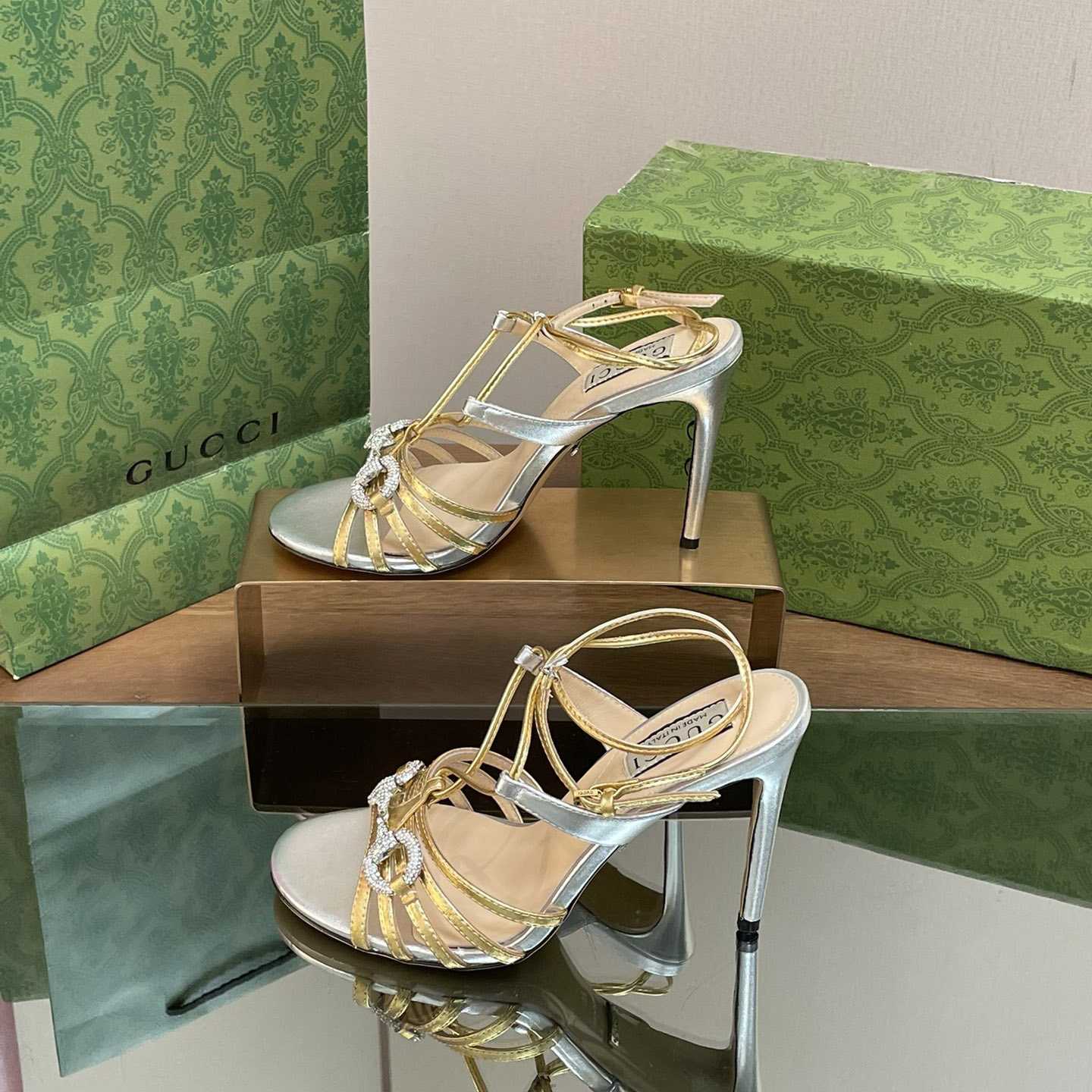 Gucci Women's Horsebit Sandal - PerfectKickZ