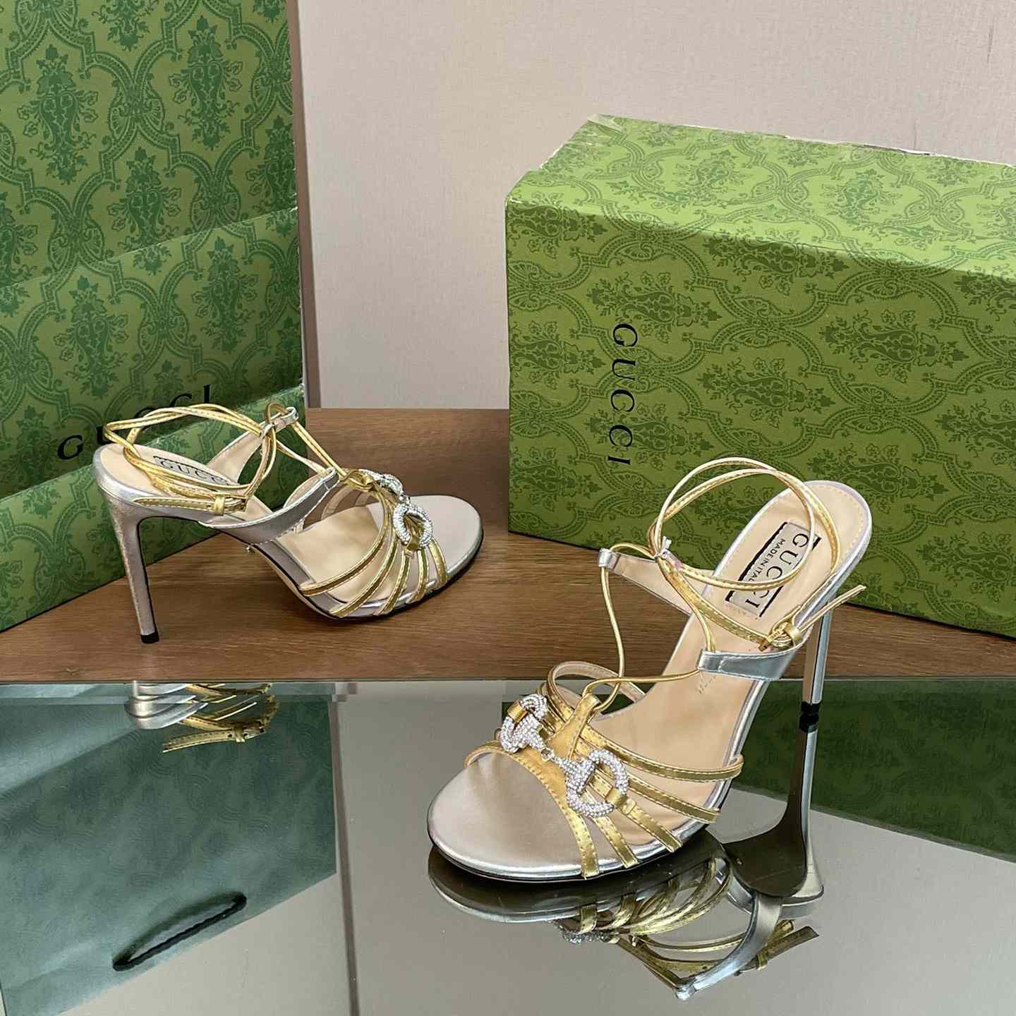 Gucci Women's Horsebit Sandal - PerfectKickZ