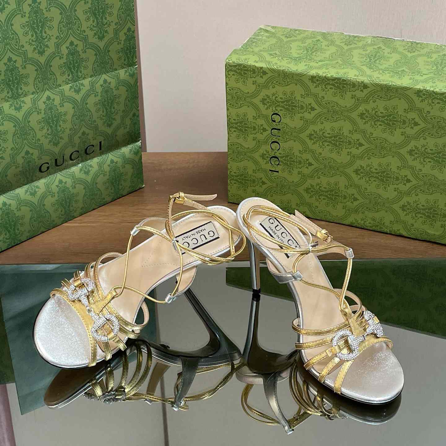 Gucci Women's Horsebit Sandal - PerfectKickZ