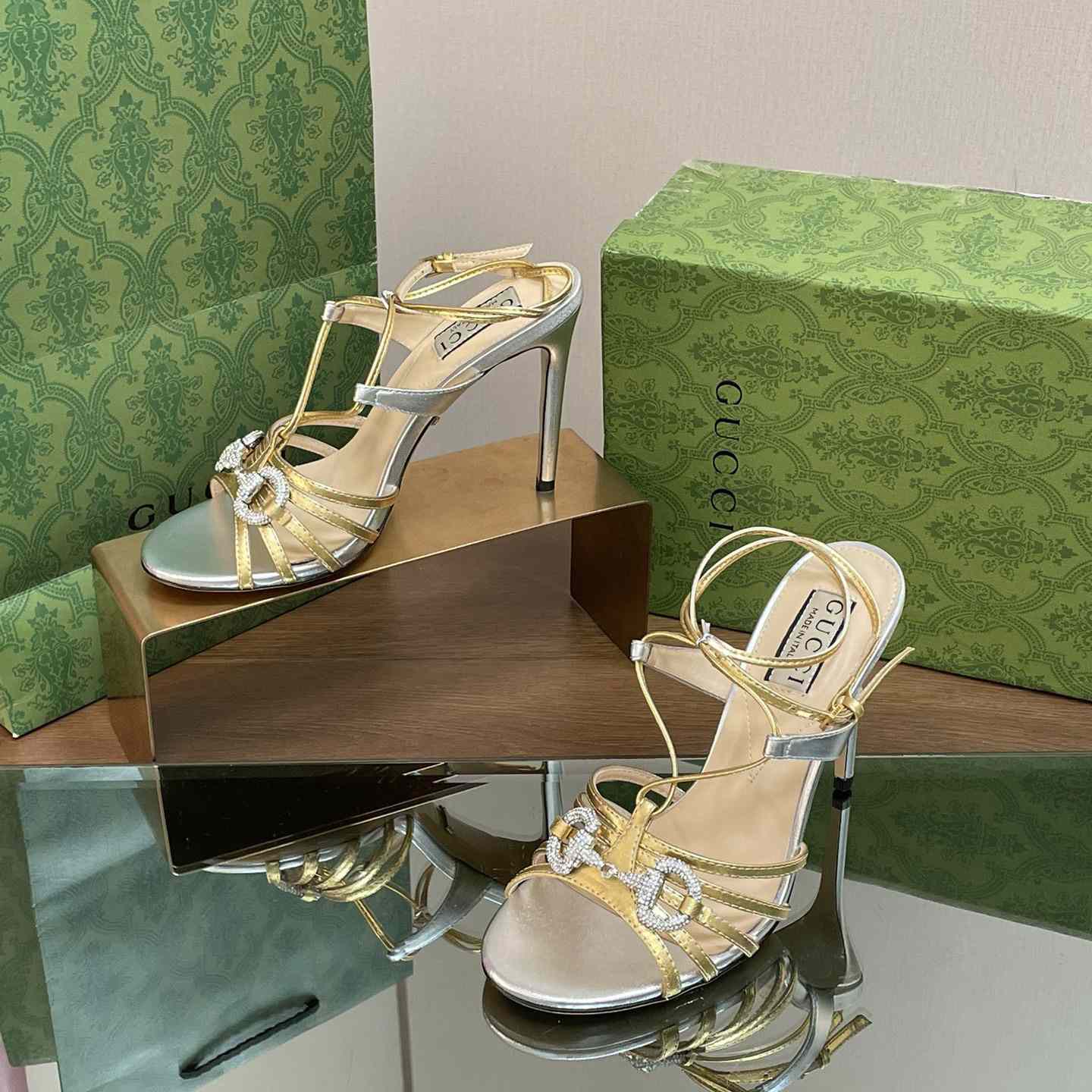Gucci Women's Horsebit Sandal - PerfectKickZ
