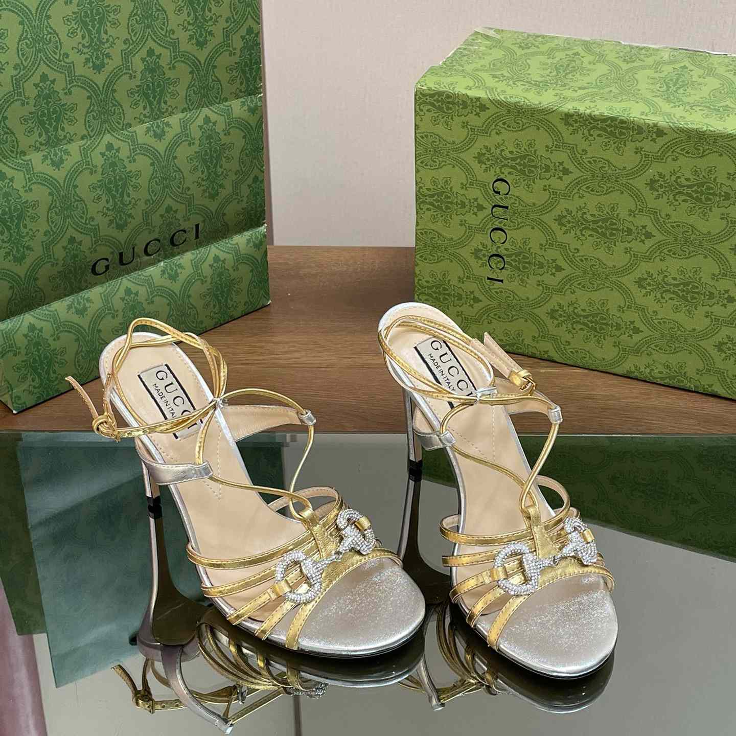 Gucci Women's Horsebit Sandal - PerfectKickZ