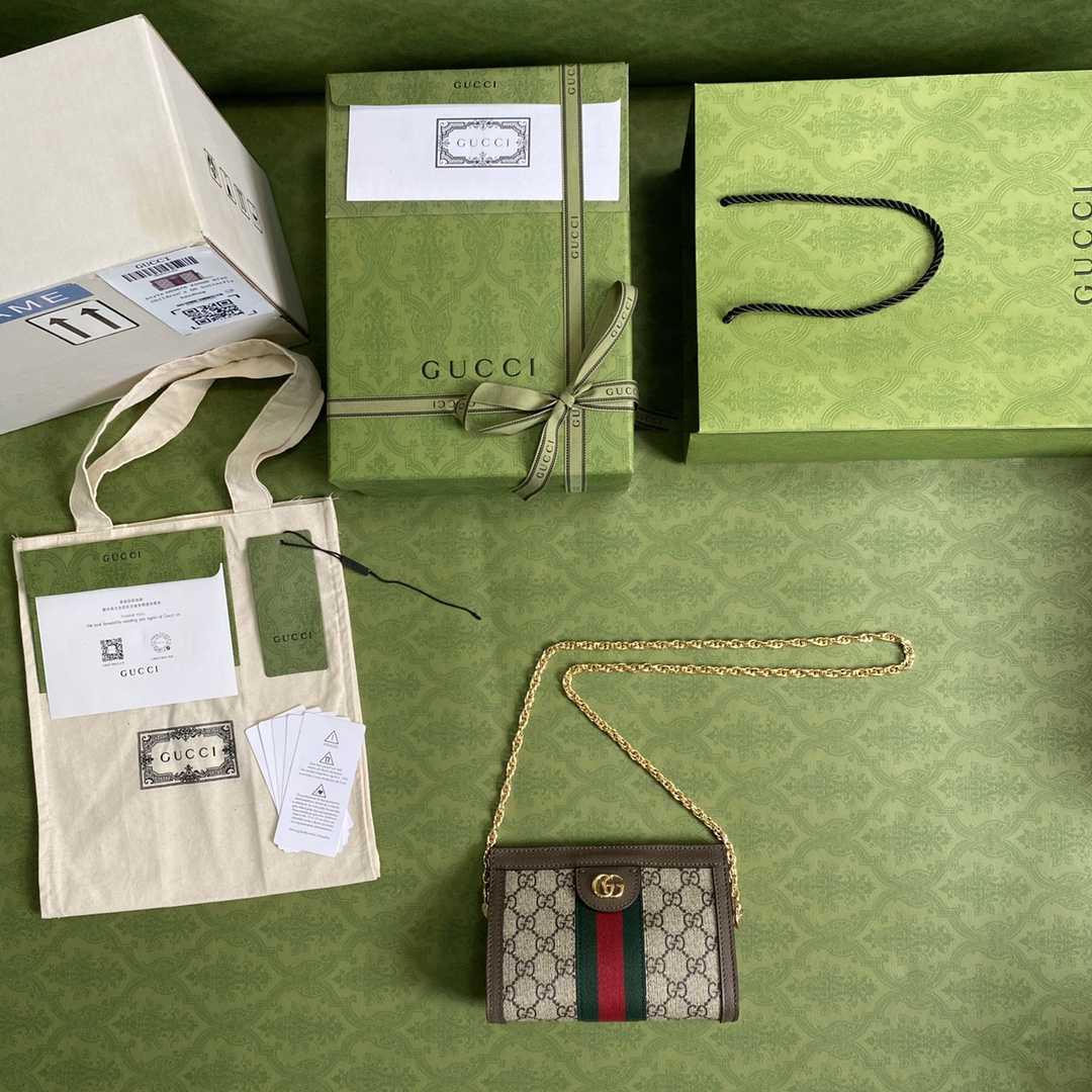 Gucci Ophidia GG Mini Crossbody Bag (19*14*6cm) - PerfectKickZ