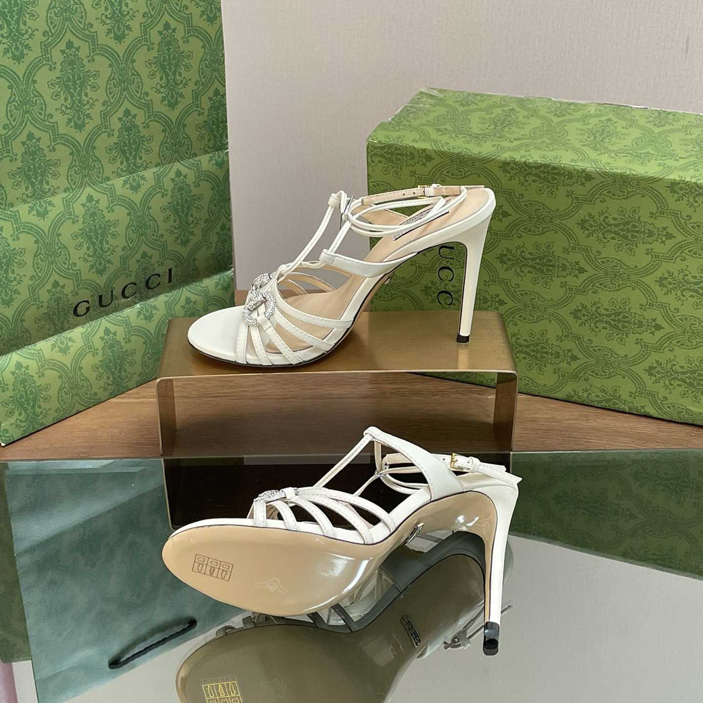 Gucci Women's Horsebit Sandal - PerfectKickZ
