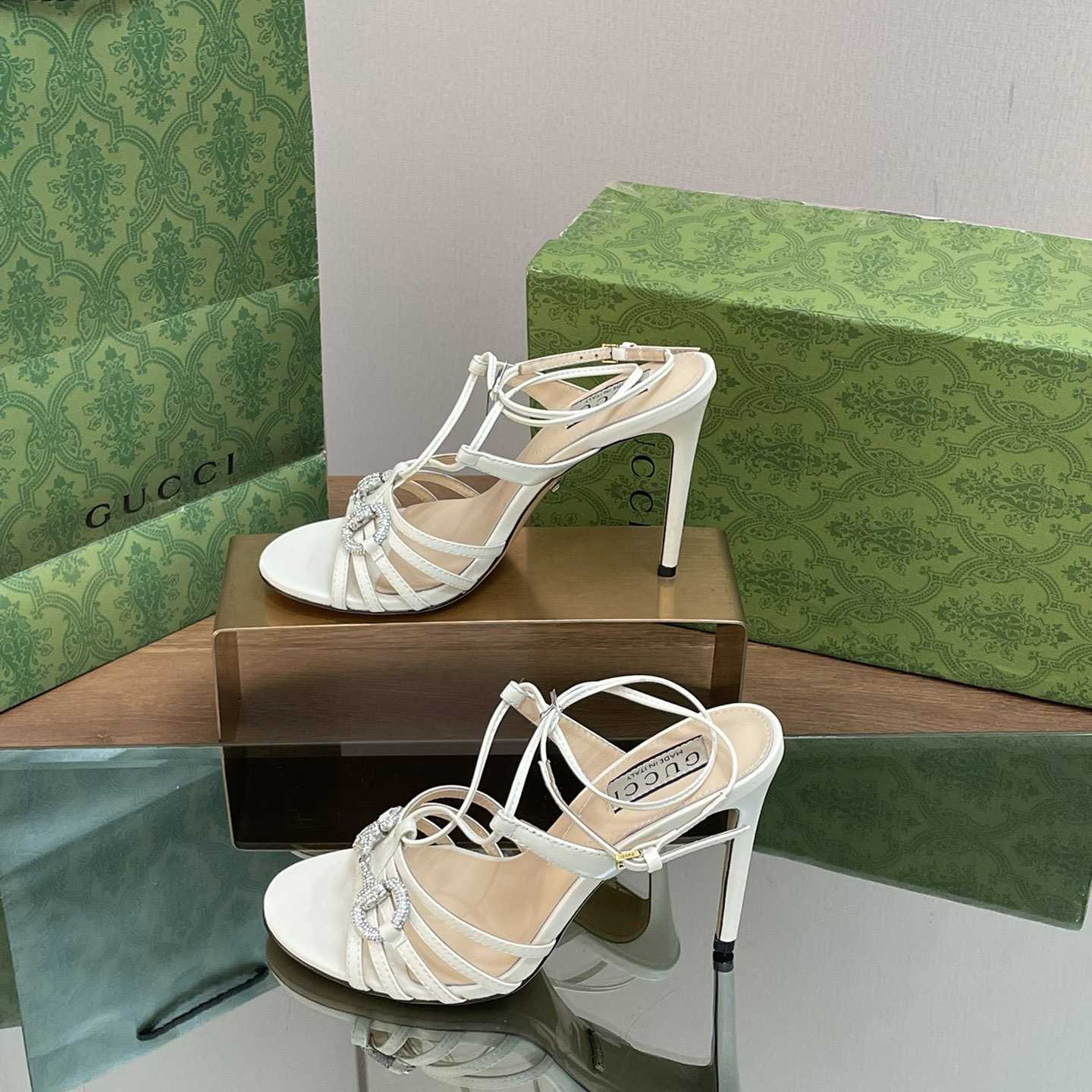 Gucci Women's Horsebit Sandal - PerfectKickZ