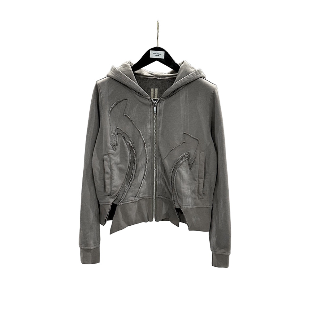 Rick Owens Drkshdw Cropped Zip-up Hoodie - PerfectKickZ
