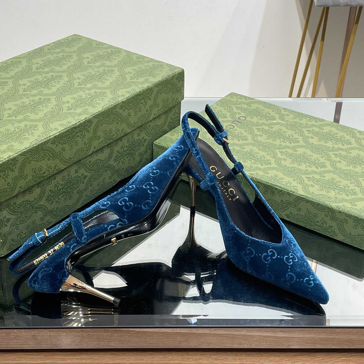 Gucci Women's GG Slingback Pump - PerfectKickZ