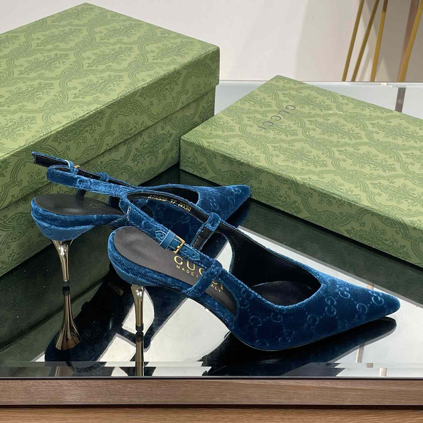 Gucci Women's GG Slingback Pump - PerfectKickZ