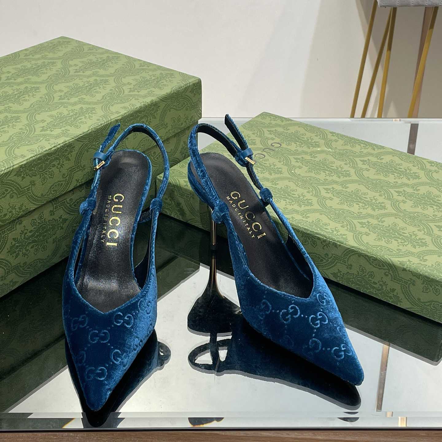 Gucci Women's GG Slingback Pump - PerfectKickZ