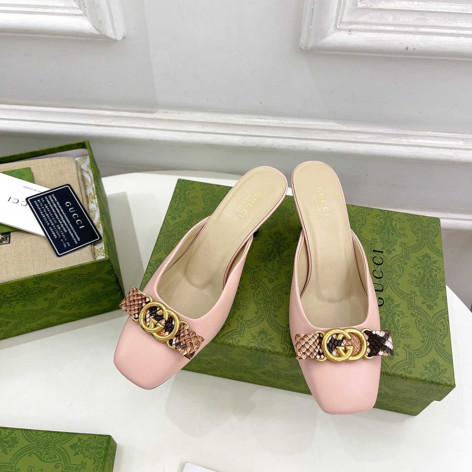 Gucci Women's Interlocking G Mule - PerfectKickZ
