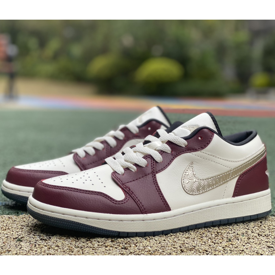  Air Jordan 1 Low SE “Year of the Dragon” Sneaker   FJ5735-100 - PerfectKickZ