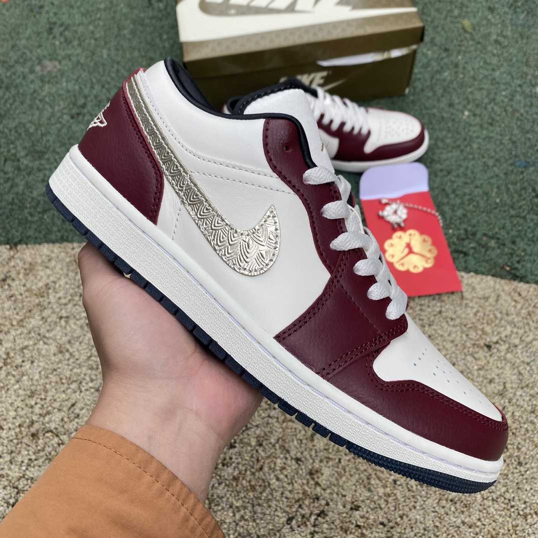  Air Jordan 1 Low SE “Year of the Dragon” Sneaker   FJ5735-100 - PerfectKickZ